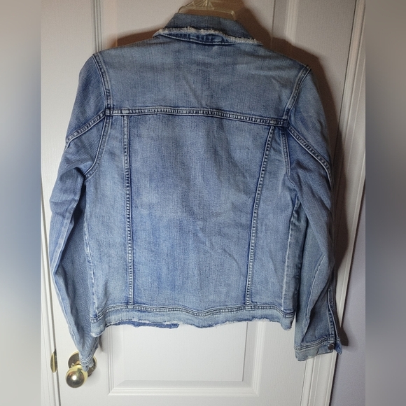 LTJ Distressed Denim Jacket. NWT - Picture 2 of 8